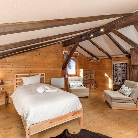 Chalet Noisette Authentic Swiss Chalet Perfect For Families La Tzoumaz Exterior foto