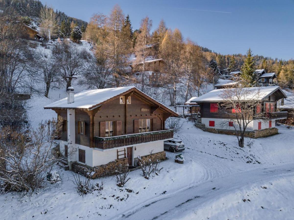 Chalet Noisette Authentic Swiss Chalet Perfect For Families La Tzoumaz Exterior foto